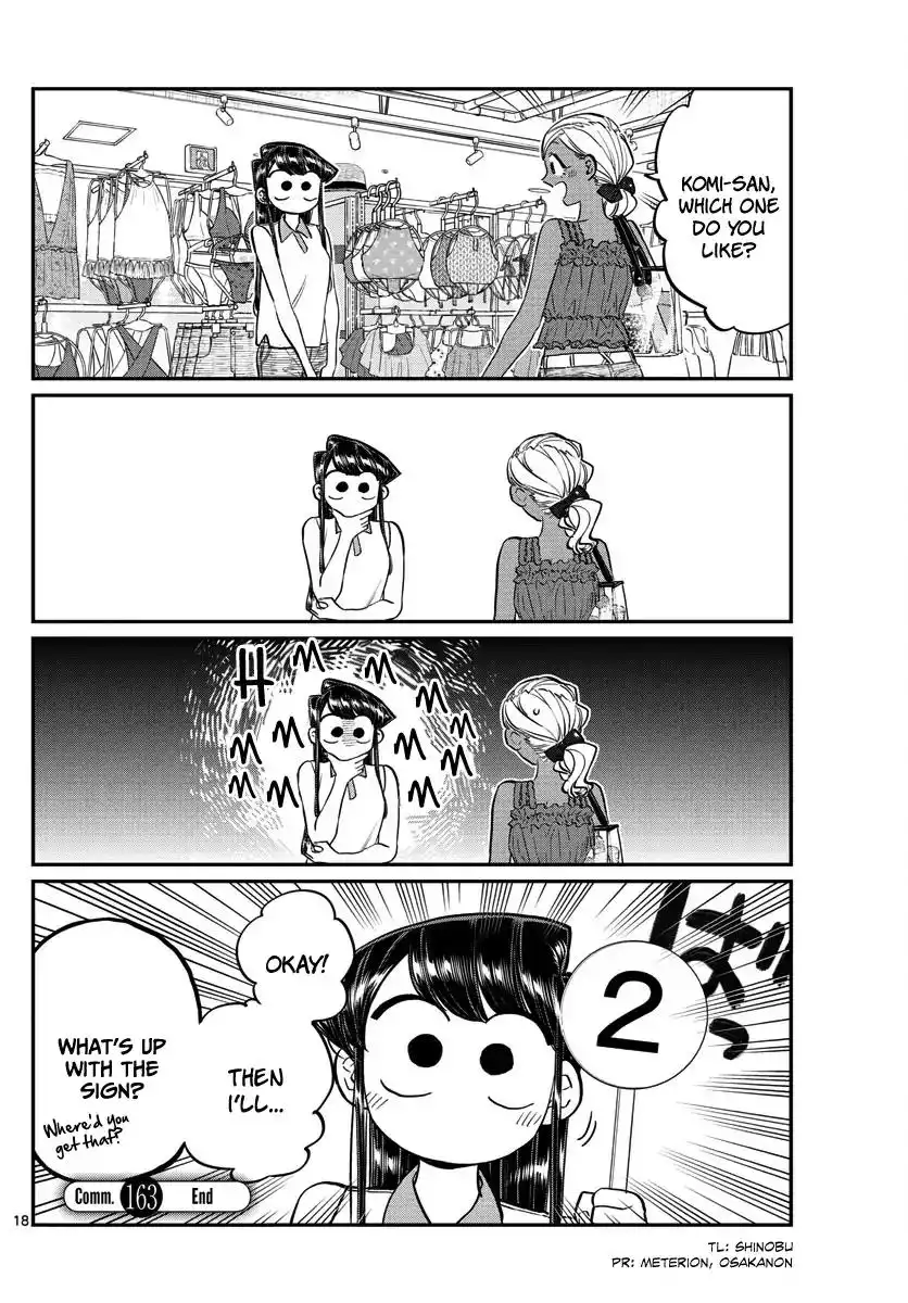 Komi-san wa Komyushou Desu Chapter 163 3